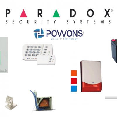 Paradox SP4000 4 Dedektörlü Kablolu Alarm Seti - Siren Flaşör - Renk: Kırmızı-Mavi